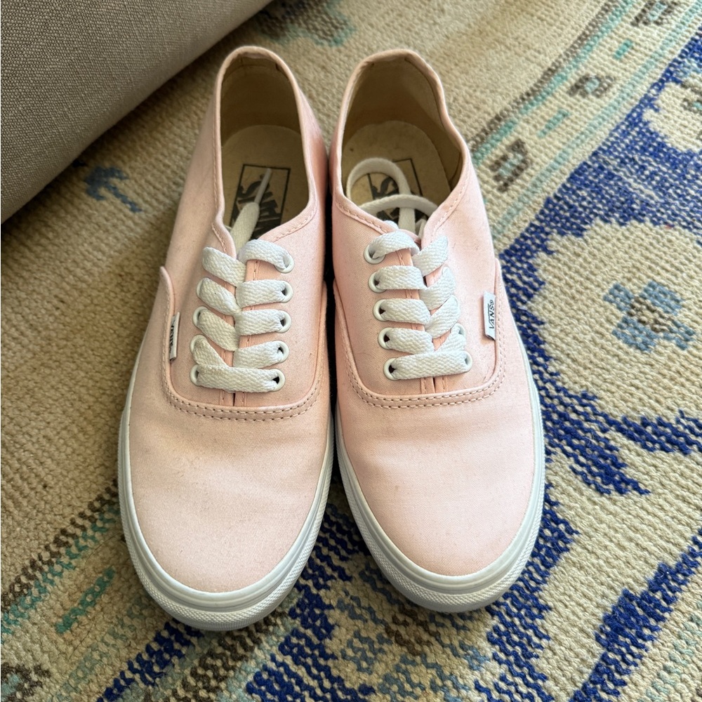 Vans Women's Pink Canvas Sneakers